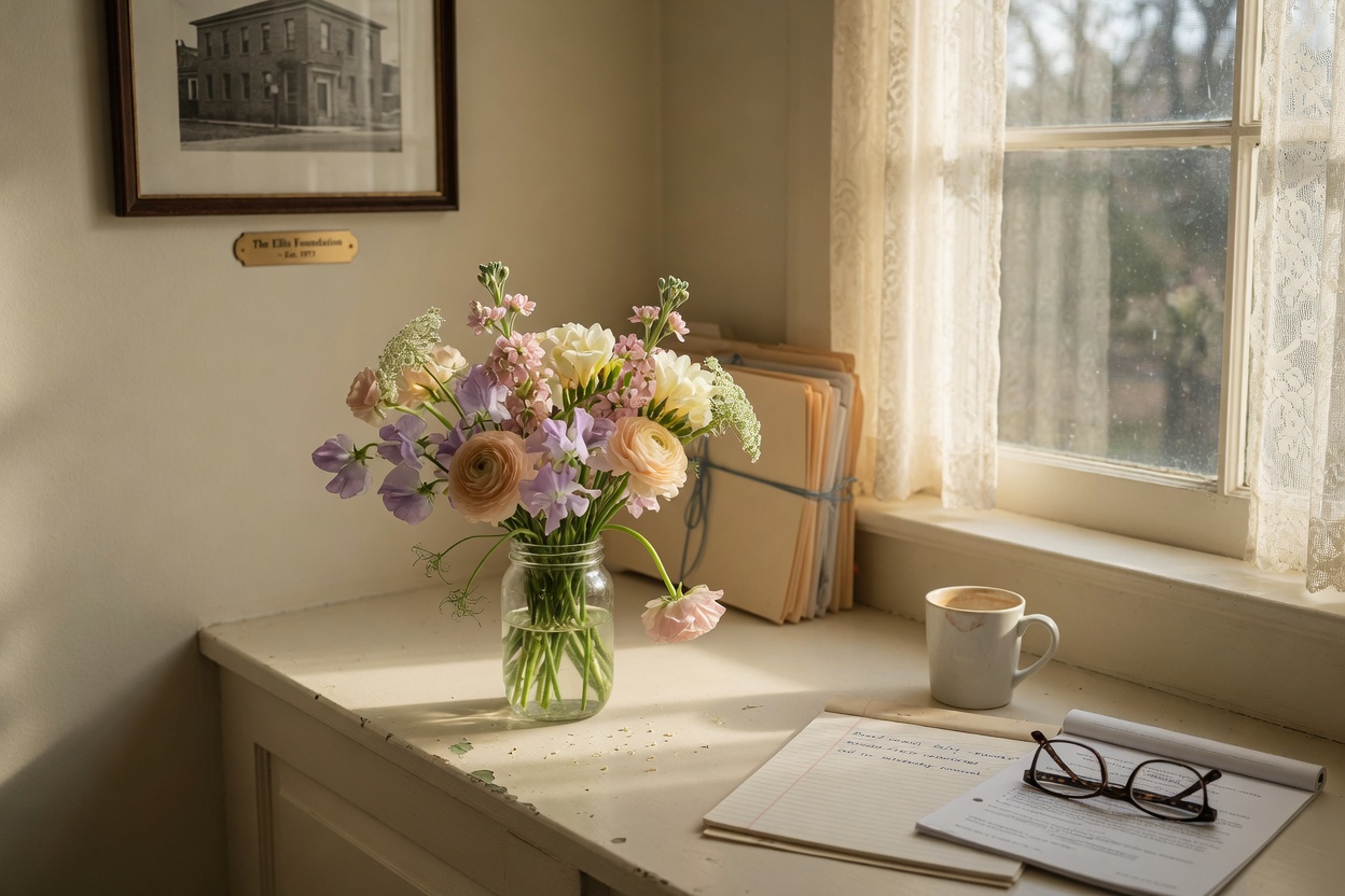 A printed house calendar